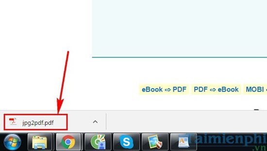tao file pdf tu anh bang JPG2PDF