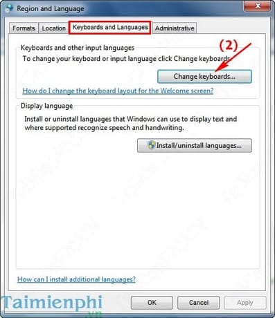 Cách cài đặt bàn phím tiếng Hàn cho hệ điều hành Windows 7/8