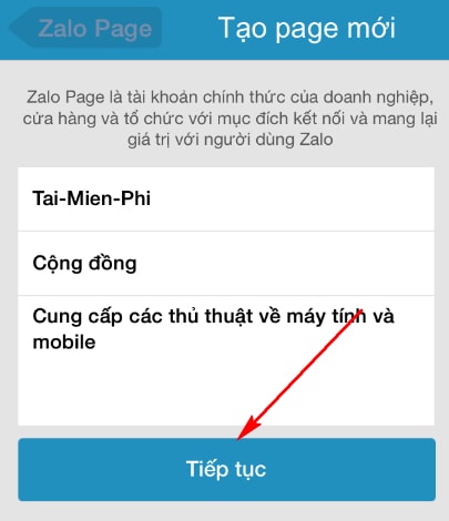 tạo tài khoản zalo page trên điện thoại di động tao tai khoan zalo page tren dien thoai di dong