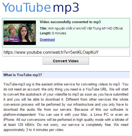 convert to mp3 youtube