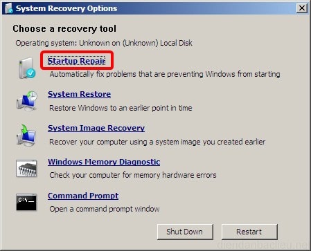repair win 7 bang dia usb, sua loi win 7 bang dia usb, khac phuc loi win 7