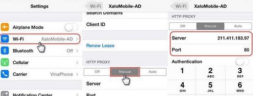 doi proxy vao facebook bi chan tren iphone