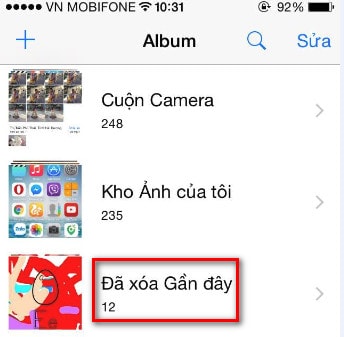 Khôi phục hình ảnh đã xóa trên iPhone khoi phuc hinh anh da xoa tren iphone