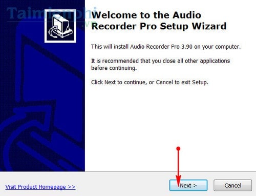 cai audio recorder ghi am tren may tinh khong dung phan mem