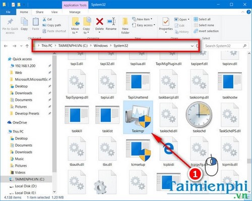 ghim task manager vao taskbar