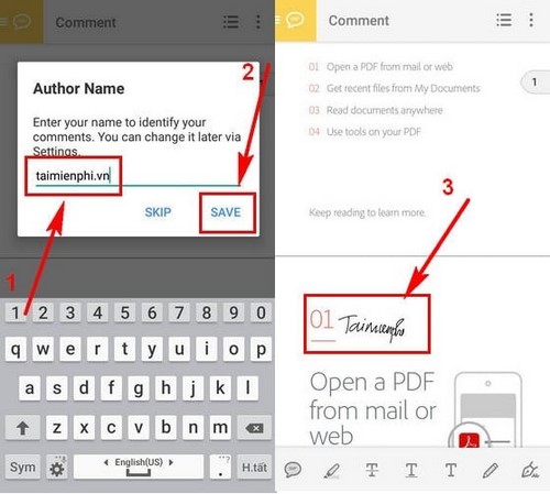 tao chu ky pdf trong adobe reader