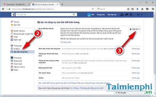 bat chuc nang theo doi facebook