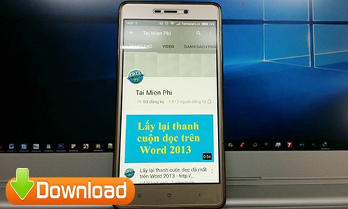 cach tai video youtube tren dien thoai
