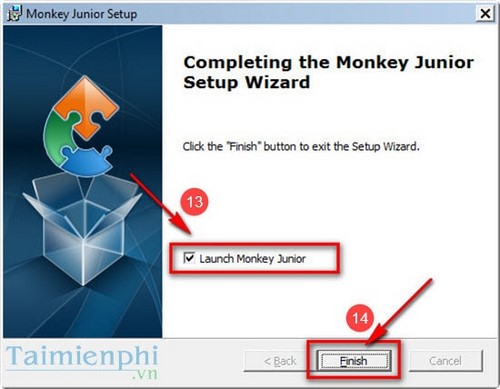 cai dat monkey junior
