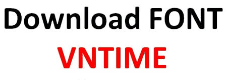 cach cai font vntime tren may tinh laptop