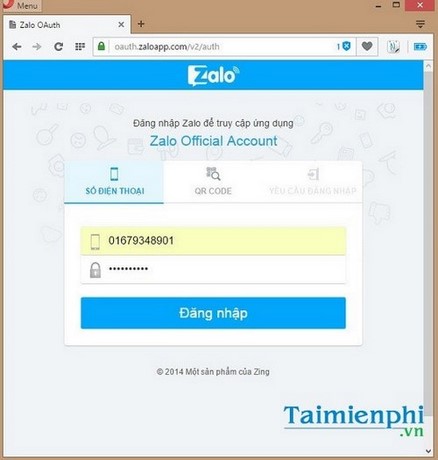 tao tai khoan zalo official account nhu the nao