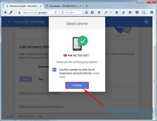 xac minh 2 buoc tren gmail voi google prompt