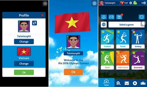 hoa minh vao olympic 2016 voi game rio 2016 olympic games