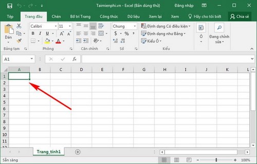 dao nguoc tieu de dong tu phai qua trai trong excel