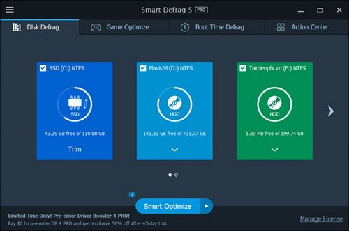 giveaway smart defrag mien phi