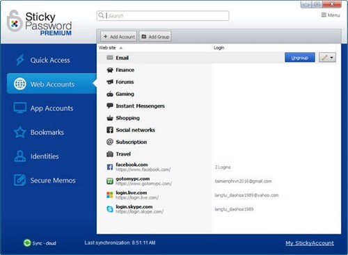 giveaway sticky password mien phi