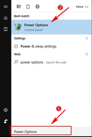 bat tat sleep trong win 10
