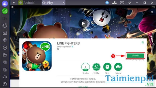 choi Line Fighters tren laptop