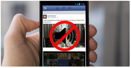 tat am thanh video facebook tren iphone