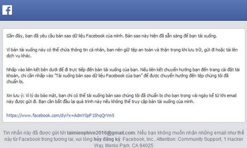 lay lai tin nhan Facebook