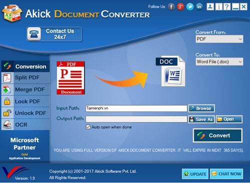giveaway akick document converter
