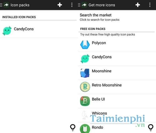 doi bieu tuong ung dung tren android bang awesome icon 8