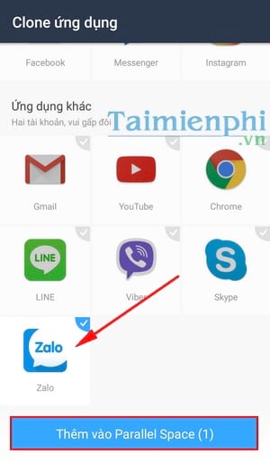 cach dang nhap 2 nick zalo nhieu nick zalo tren dien thoai 4