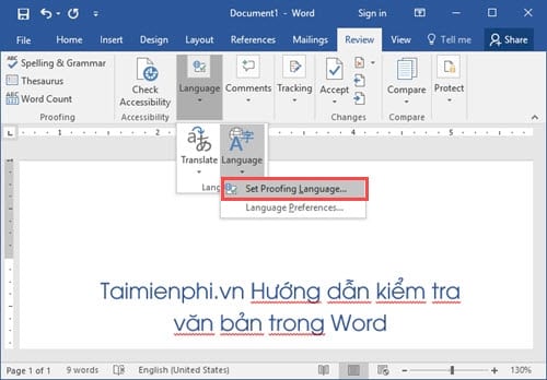 su dung hieu qua cong cu kiem tra van ban trong word 2016 2013 2010 2007 2003 6