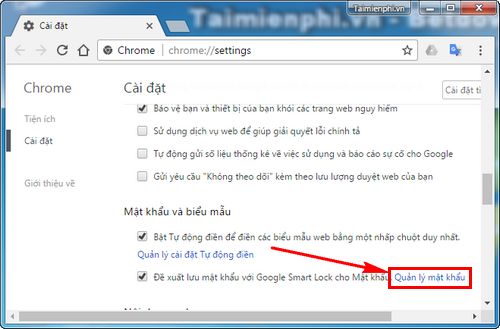 cach luu mat khau facebook tren chrome 6