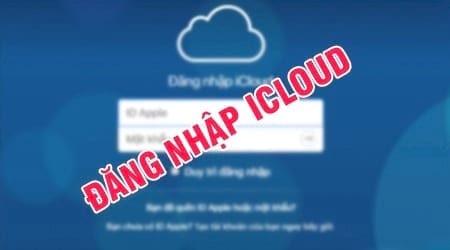 cach dang nhap icloud