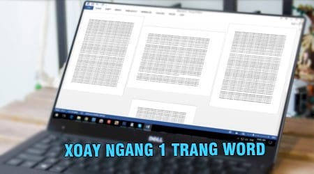 cach xoay ngang 1 trang word