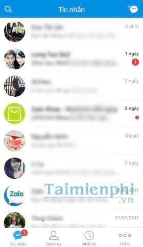 xem lai tin nhan cu tren zalo