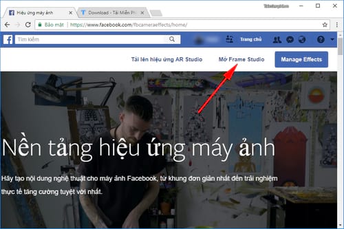 cach tao khung hinh avatar tren facebook kem hieu ung