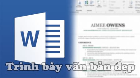trinh bay van ban dep trong word
