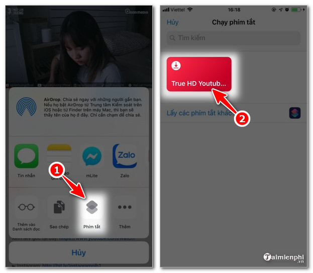 cách tải video youtube bằng phim tat 4