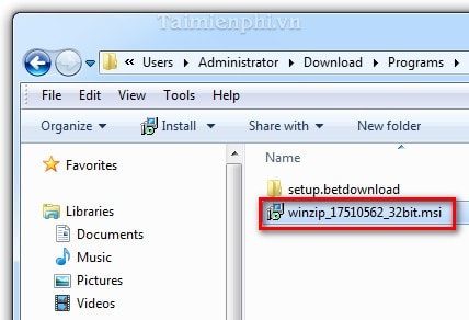Cách cài winzip cach cai winzip
