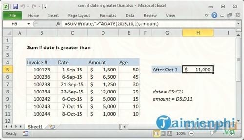 ham date trong excel cach su dung cau truc ham 11
