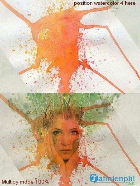 cach tao hieu ung watercolor cho anh bang photoshop 36