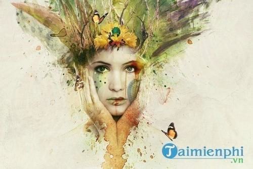 cach tao hieu ung watercolor cho anh bang photoshop 58