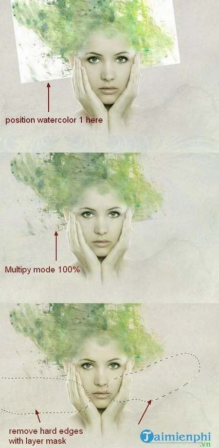 cach tao hieu ung watercolor cho anh bang photoshop 10