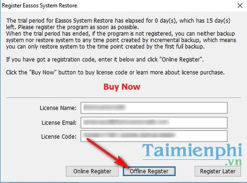 giveaway ban quyen mien phi eassos system restore sao luu va khoi phuc he thong 6