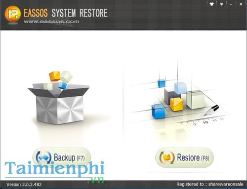 giveaway ban quyen mien phi eassos system restore sao luu va khoi phuc he thong 7