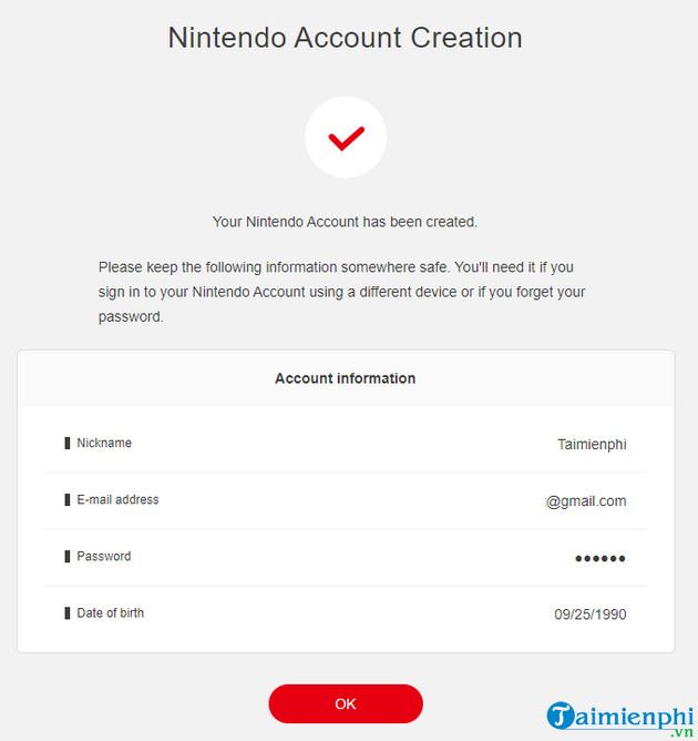 Cách đăng ký, tạo tài khoản Nintendo