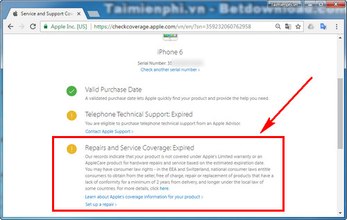 cach kiem tra ngay kich hoat iphone 5