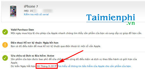 cach kiem tra ngay kich hoat iphone 6