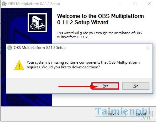 cai obs studio bi loi your system is missing runtime components
