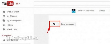 cach chan tai khoan youtube