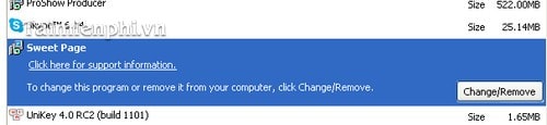 go bo trang sweet-page.com cho trinh duyet firefox va chrome