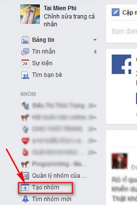 tao nhom facebook 