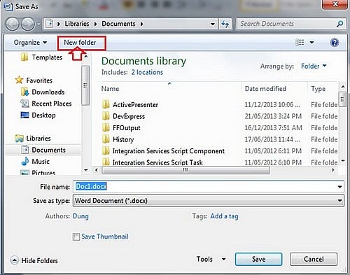 Create Folders In Word Documents 8276